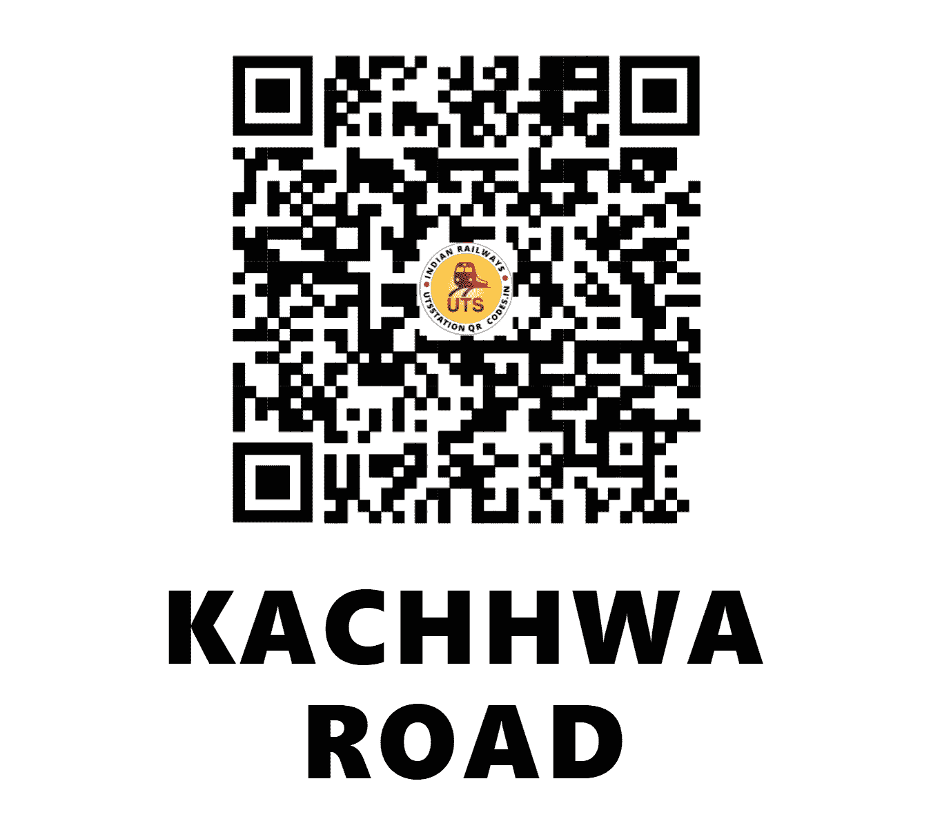 UTS QR Code for KACHHWA ROAD - KWH - NE (UTTAR PRADESH)